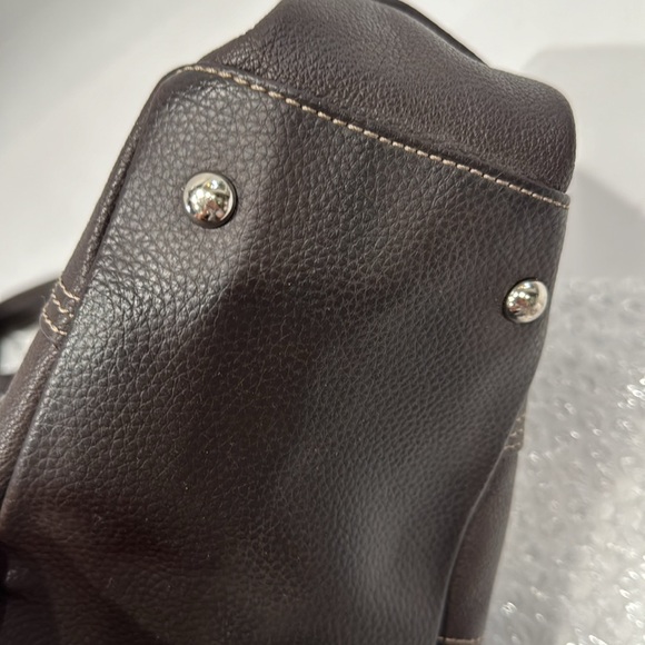 Tignanello Brown Leather Shoulder purse - Picture 6 of 8